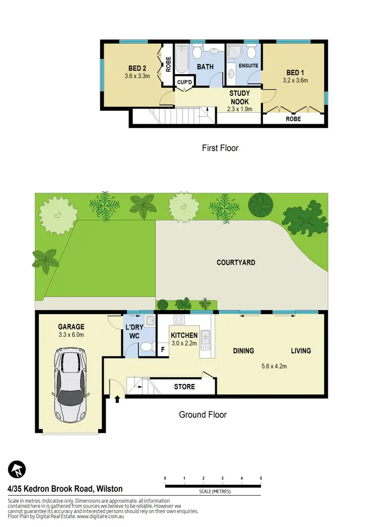 Floorplan of Homely townhouse listing, 4/35 Kedron Brook Road, Wilston QLD 4051