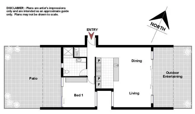 Floorplan of Homely apartment listing, 17/29 Eastlake Parade, Kingston ACT 2604