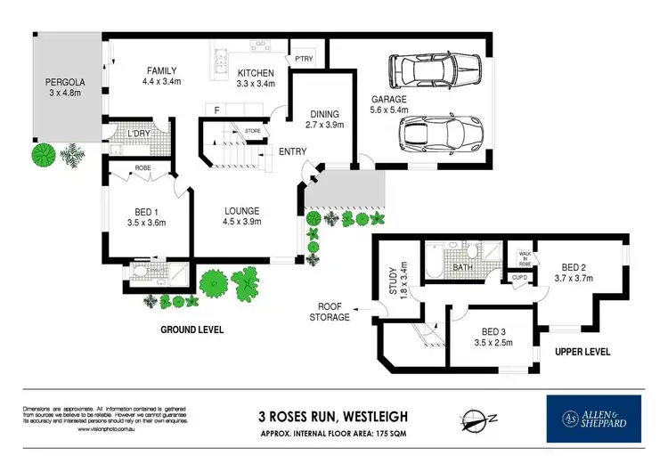 Floorplan of Homely house listing, 3 Roses Run, Westleigh NSW 2120