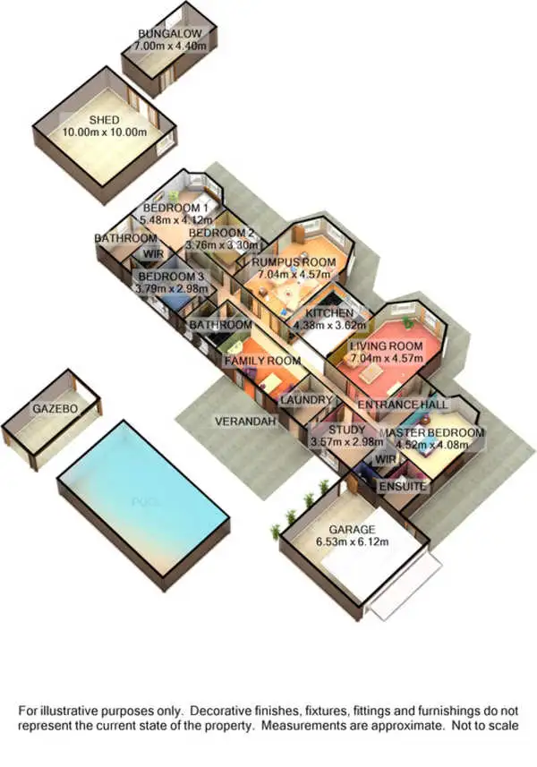 Floorplan of Homely rural property listing, 38 Ryan Lane, Beechworth VIC 3747
