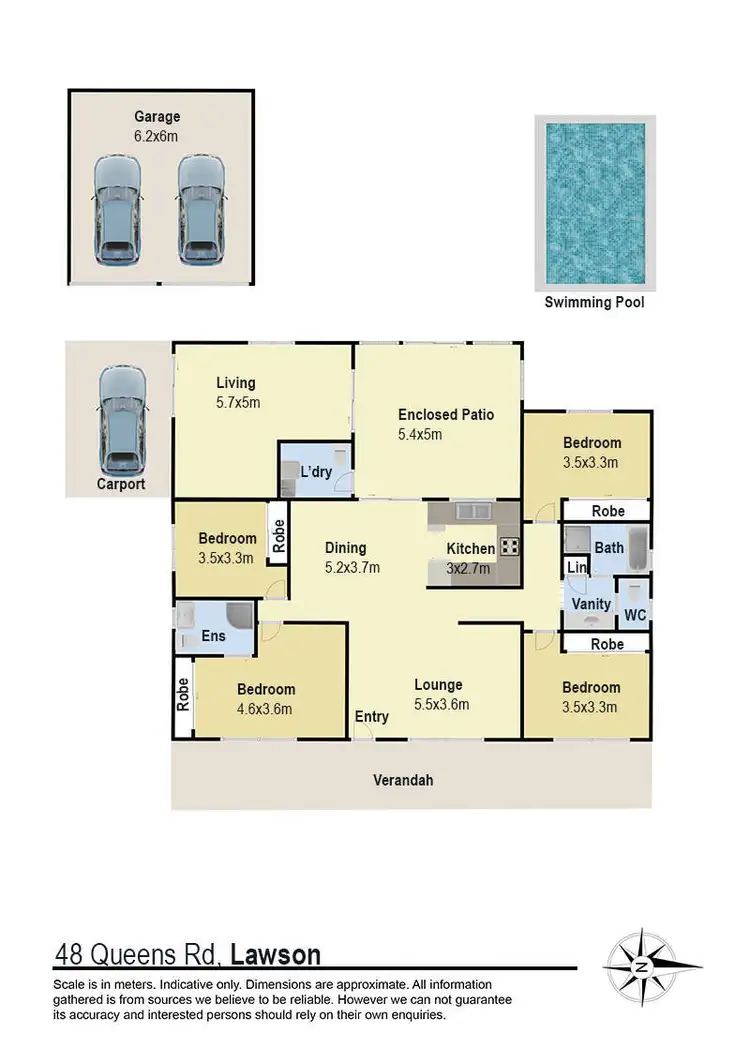 Floorplan of Homely house listing, 48 Queens Road, Lawson NSW 2783