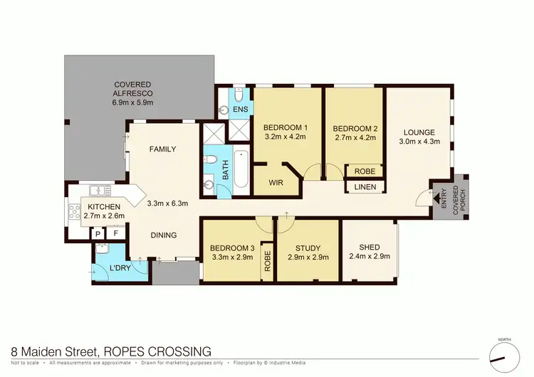 Floorplan of Homely house listing, 8 Maiden Street, Ropes Crossing NSW 2760