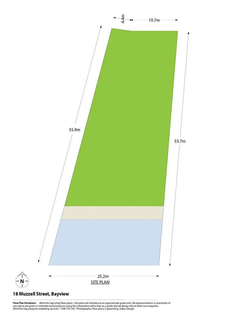 Floorplan of Homely land listing, 18 Muzzell Street, Bayview NT 820