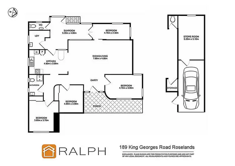 Floorplan of Homely house listing, 189 King Georges Road, Roselands NSW 2196