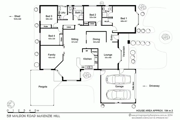 Floorplan of Homely house listing, 59 Maldon Road, Castlemaine VIC 3450