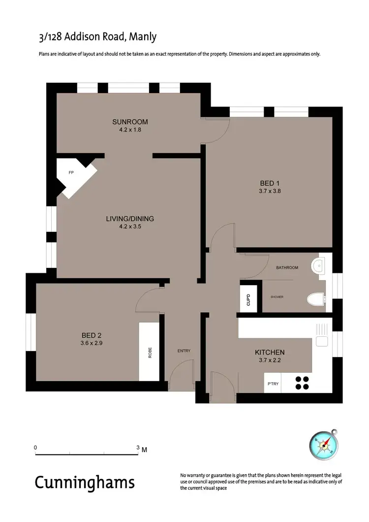 Floorplan of Homely unit listing, 3/128 Addison Road, Manly NSW 2095