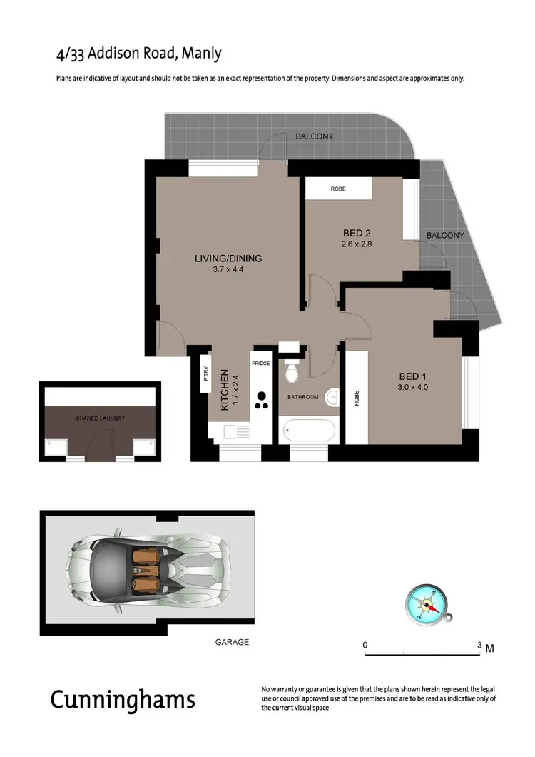 Floorplan of Homely apartment listing, 4/33 Addison Road, Manly NSW 2095