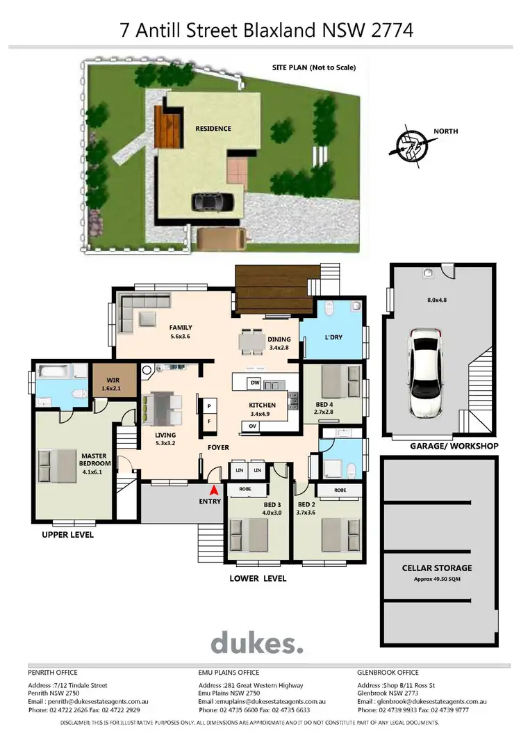 Floorplan of Homely house listing, 7 Antill Street, Blaxland NSW 2774
