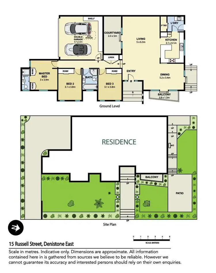 Floorplan of Homely villa listing, 15 Russell Street, Denistone East NSW 2112