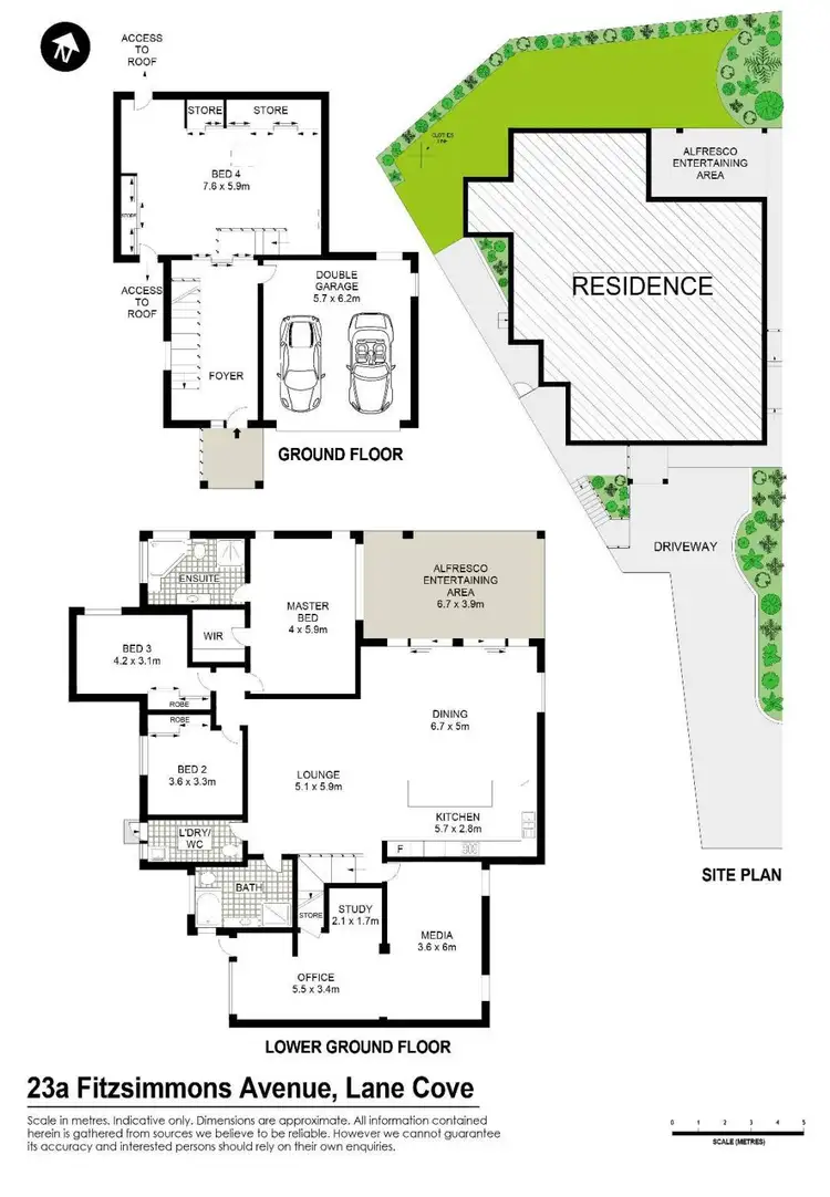Floorplan of Homely house listing, 23A Fitzsimmons Avenue, Lane Cove NSW 2066