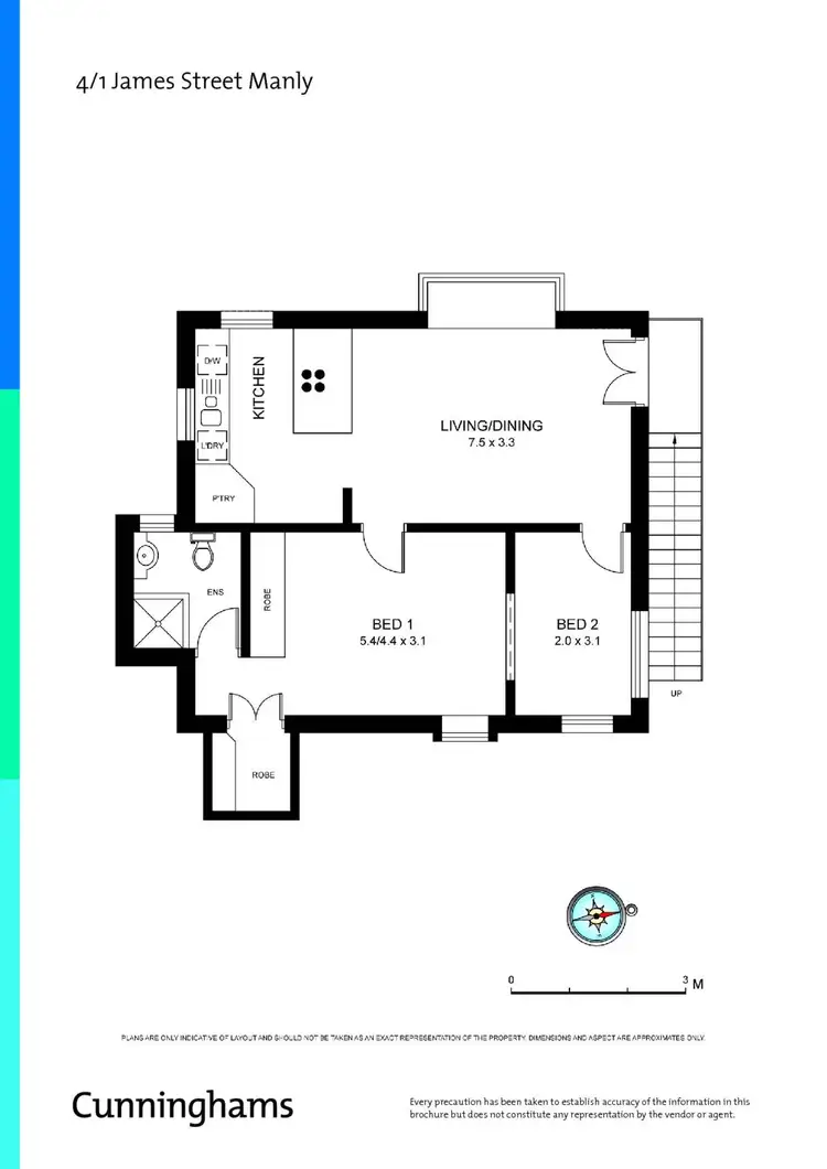 Floorplan of Homely unit listing, 4/1 James Street, Manly NSW 2095