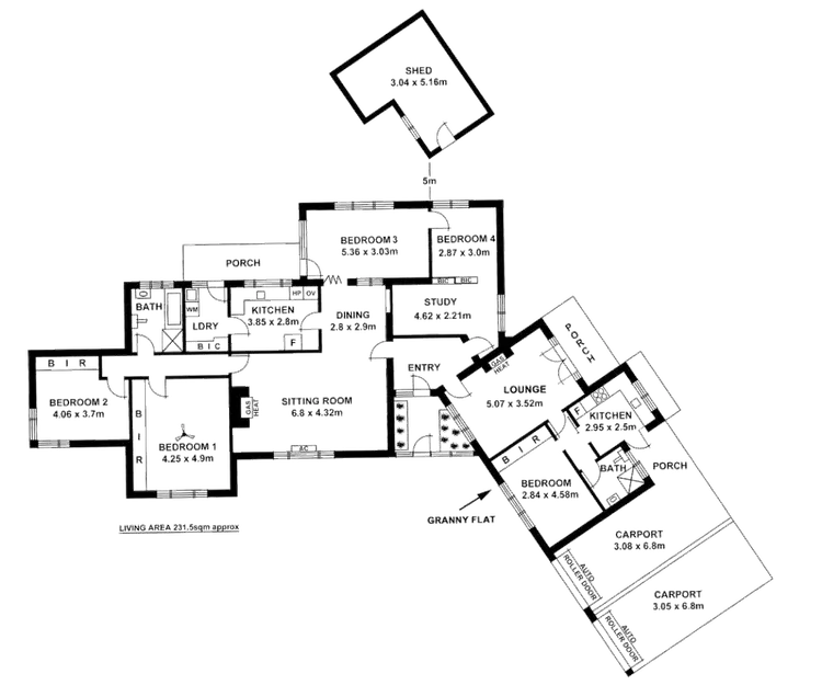 Floorplan of Homely house listing, 42 Ferguson Avenue, Myrtle Bank SA 5064