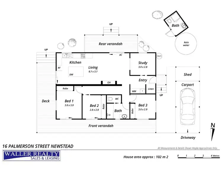 Floorplan of Homely house listing, 16 Palmerston Street, Newstead VIC 3462