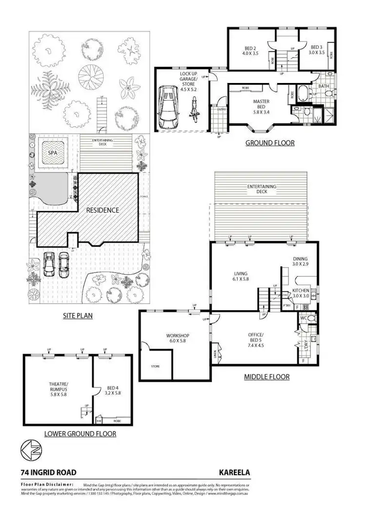 Floorplan of Homely house listing, 74 Ingrid Road, Kareela NSW 2232