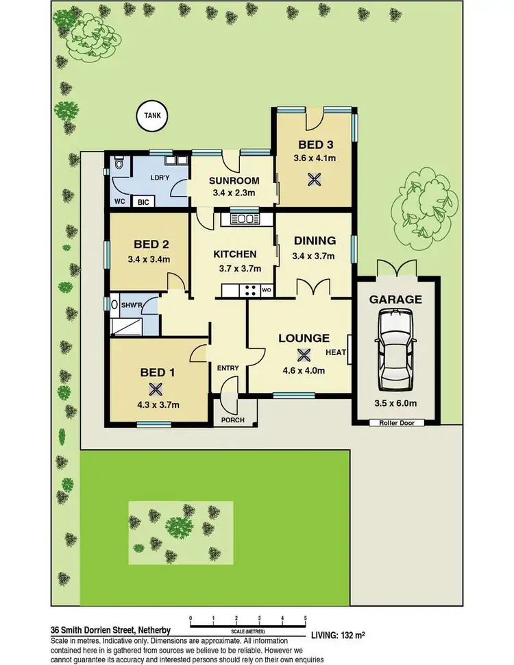 Floorplan of Homely house listing, 36 Smith-Dorrien Street, Netherby SA 5062