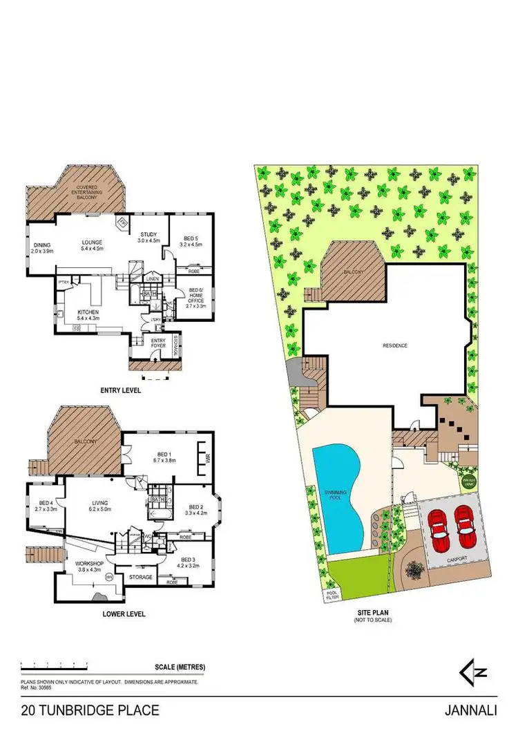Floorplan of Homely house listing, 20 Tunbridge Place, Jannali NSW 2226