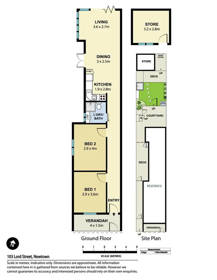 Floorplan of Homely house listing, 103 Lord Street, Newtown NSW 2042