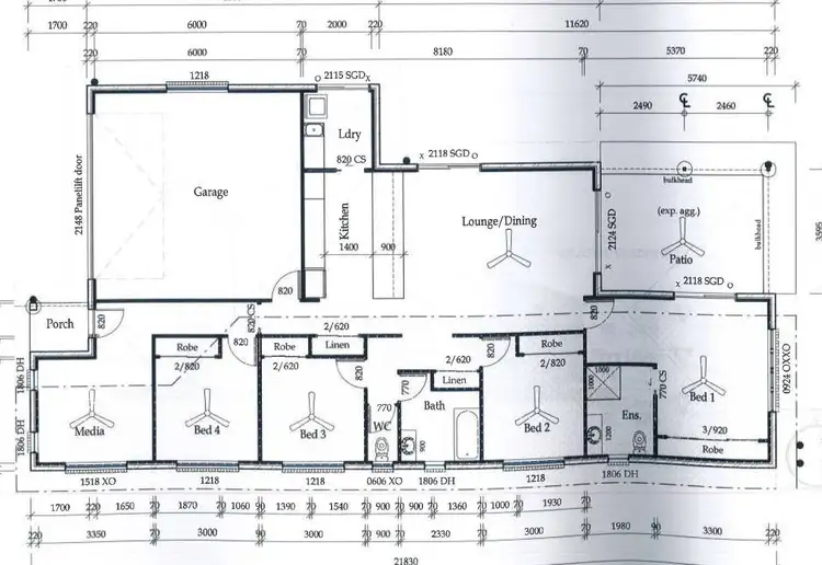 Floorplan of Homely house listing, 3 Peninsula Place, Rosslyn QLD 4703