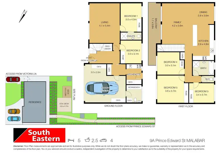 Floorplan of Homely house listing, 9a Prince Edward Street, Malabar NSW 2036