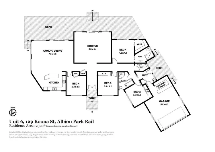 Floorplan of Homely house listing, 6/129 Koona Street, Albion Park Rail NSW 2527