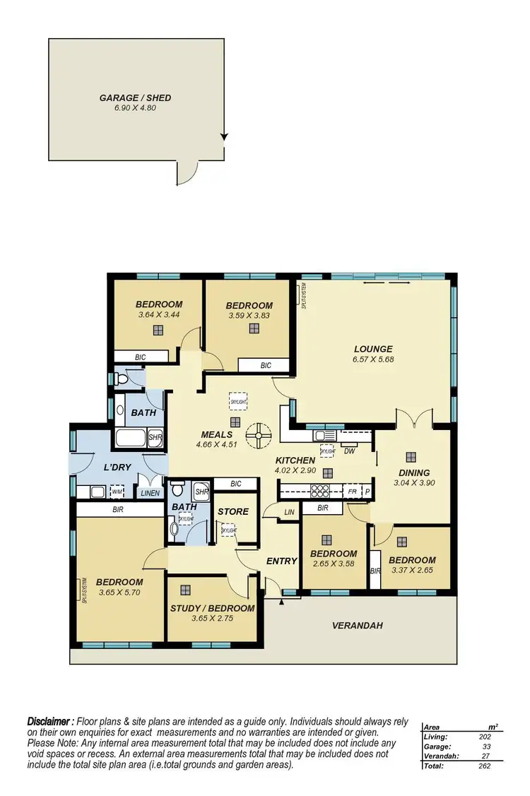 Floorplan of Homely house listing, 76 Wattlebury Road, Lower Mitcham SA 5062