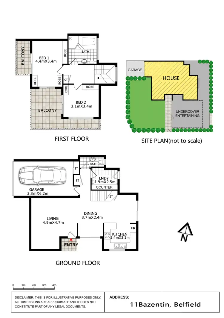 Floorplan of Homely house listing, 11 Bazentin Street, Belfield NSW 2191