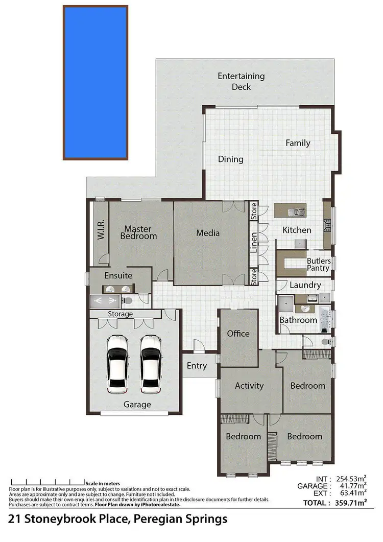 Floorplan of Homely house listing, 21 Stoneybrook Place, Peregian Springs QLD 4573