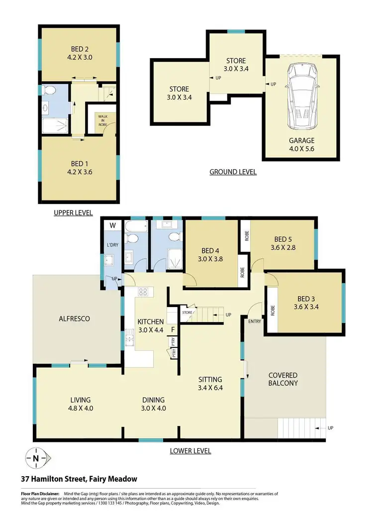 Floorplan of Homely house listing, 37 Hamilton Street, Fairy Meadow NSW 2519
