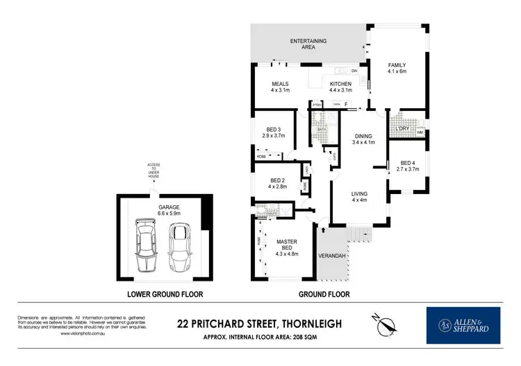 Floorplan of Homely house listing, 22 Pritchard Street, Thornleigh NSW 2120