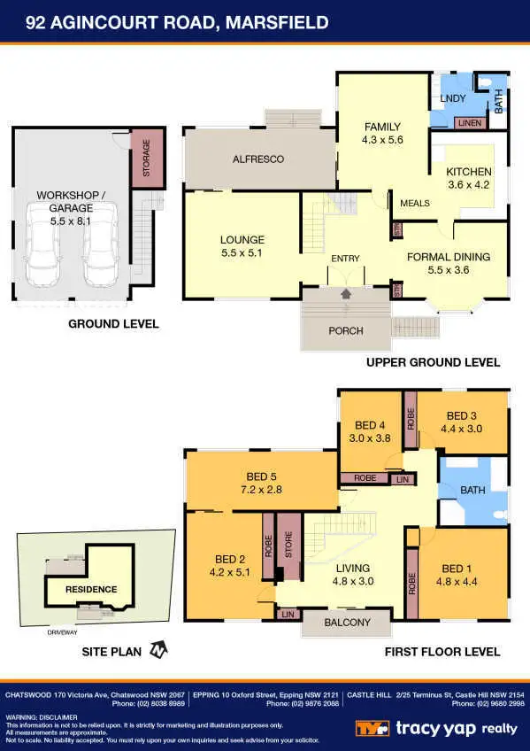 Floorplan of Homely house listing, 92 Agincourt Road, Marsfield NSW 2122