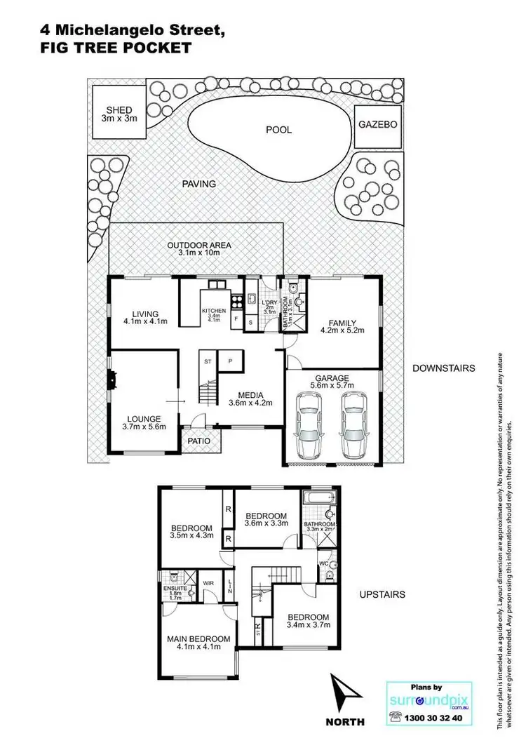 Floorplan of Homely house listing, 4 Michelangelo Street, Fig Tree Pocket QLD 4069