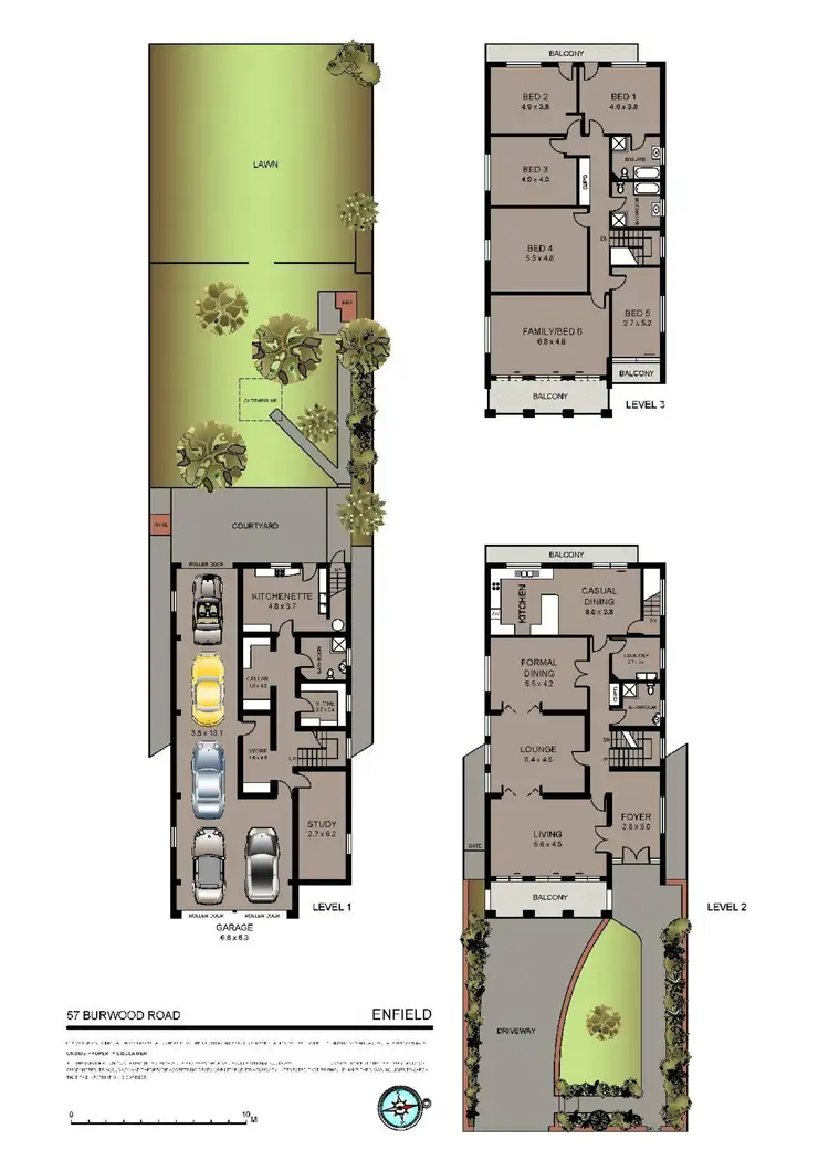 Floorplan of Homely house listing, 57 Burwood Road, Enfield NSW 2136
