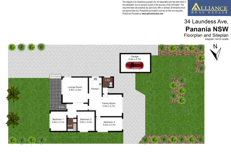 Floorplan of Homely house listing, 34 Laundess Avenue, Panania NSW 2213