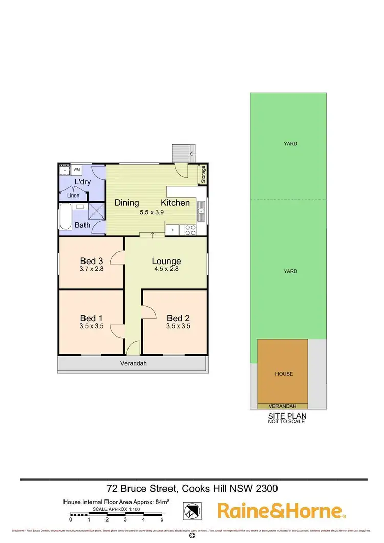 Floorplan of Homely house listing, 72 Bruce Street, Cooks Hill NSW 2300