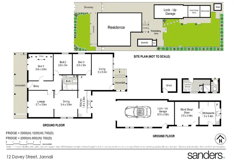 Floorplan of Homely house listing, 12 Davey Street, Jannali NSW 2226