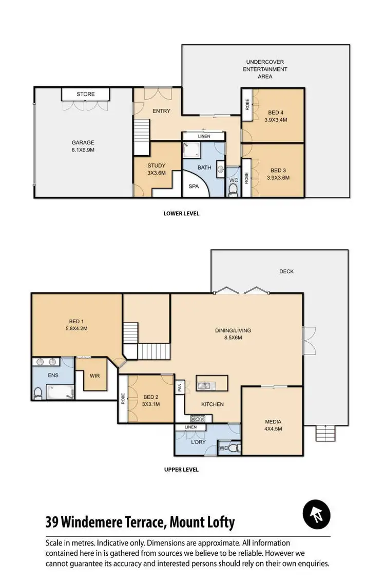 Floorplan of Homely house listing, 39 Windemere Terrace, Mount Lofty QLD 4350