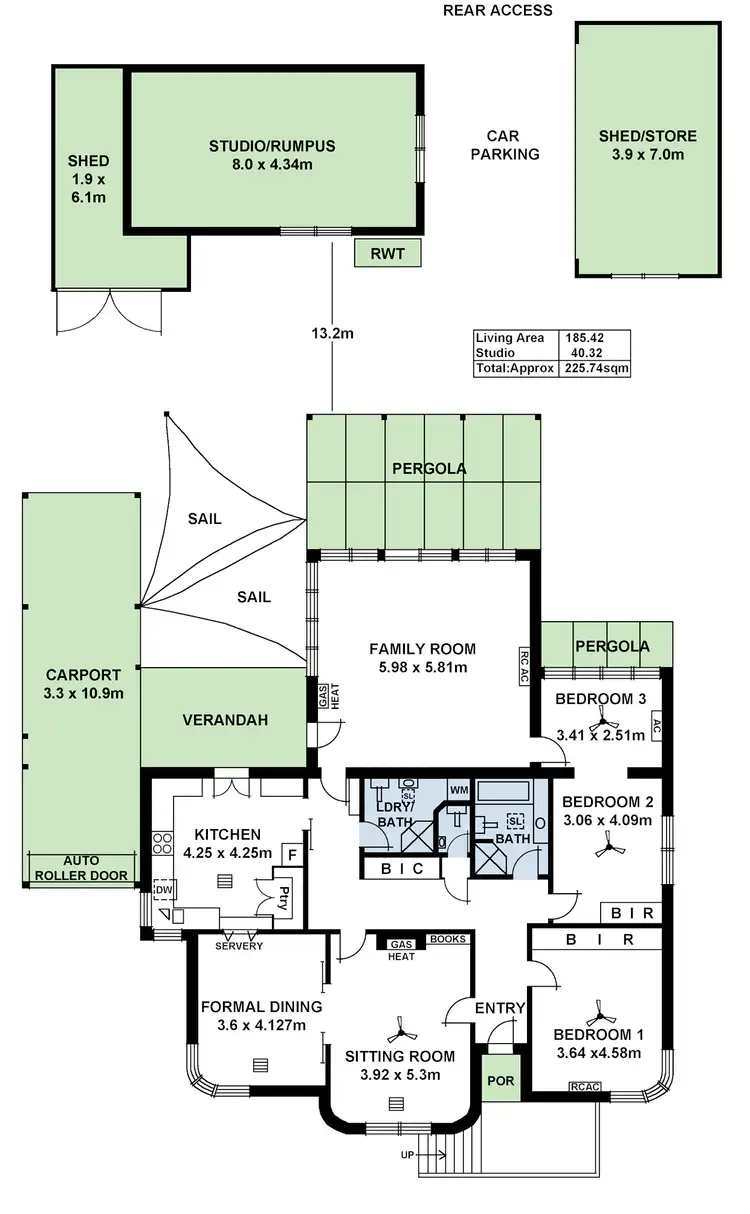 Floorplan of Homely house listing, 51 Sixth Avenue, St Peters SA 5069