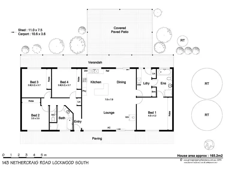 Floorplan of Homely house listing, 143 Nethercraig Road, Lockwood South VIC 3551