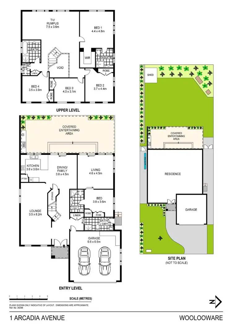 Floorplan of Homely house listing, 1 Arcadia Avenue, Woolooware NSW 2230