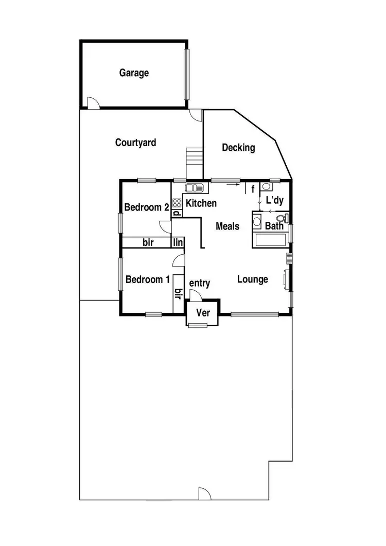 Floorplan of Homely house listing, 1/10 Gisborne Crescent, Reservoir VIC 3073
