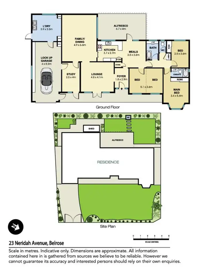 Floorplan of Homely house listing, 23 Neridah Avenue, Belrose NSW 2085