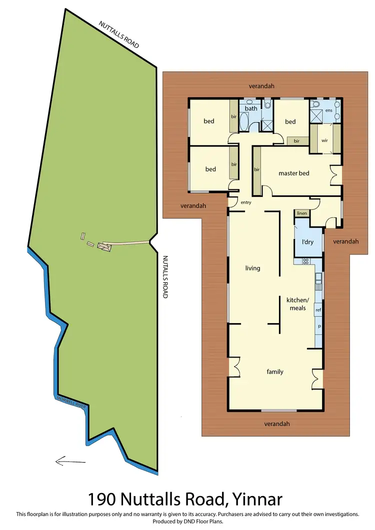 Floorplan of Homely house listing, 190 Nuttalls Road, Yinnar VIC 3869