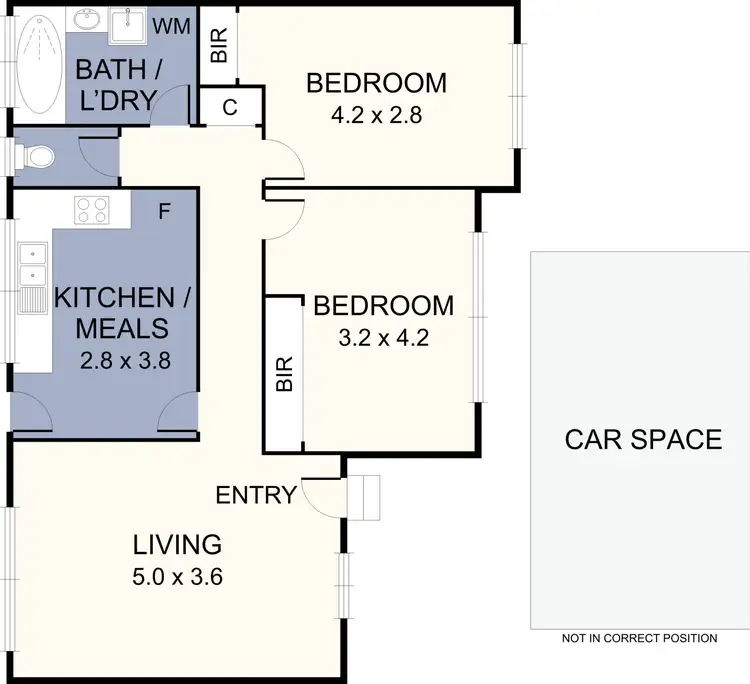 Floorplan of Homely unit listing, 4/1 Ogden Street, Glenroy VIC 3046