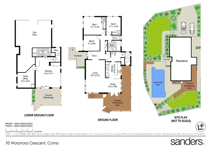 Floorplan of Homely house listing, 95 Woronora Crescent, Como NSW 2226