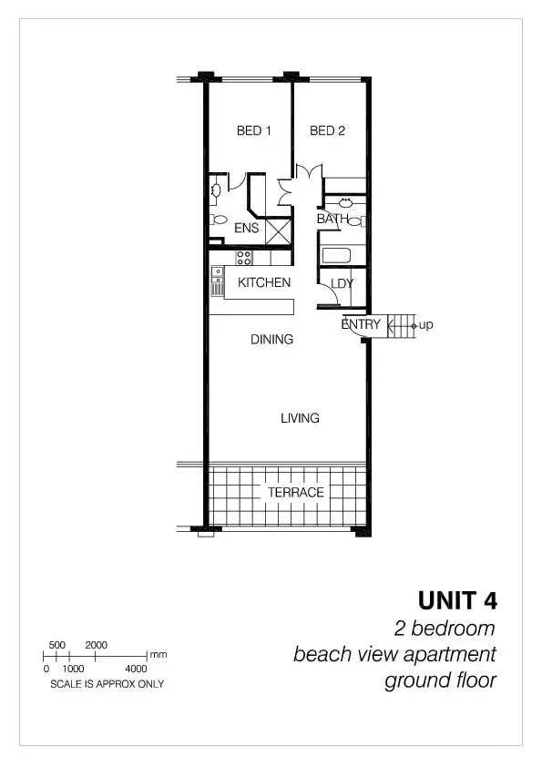 Floorplan of Homely apartment listing, 4/9 Vievers Road, Palm Cove QLD 4879