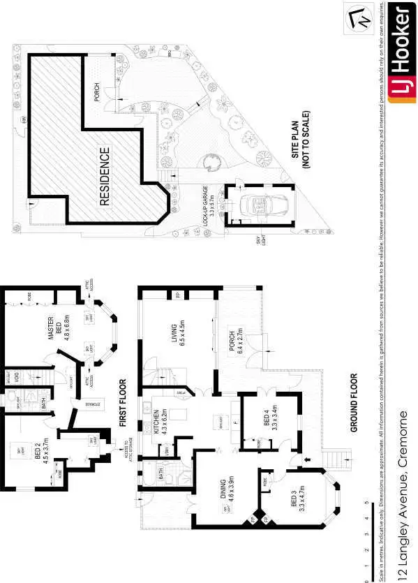 Floorplan of Homely house listing, 12 Langley Avenue, Cremorne NSW 2090