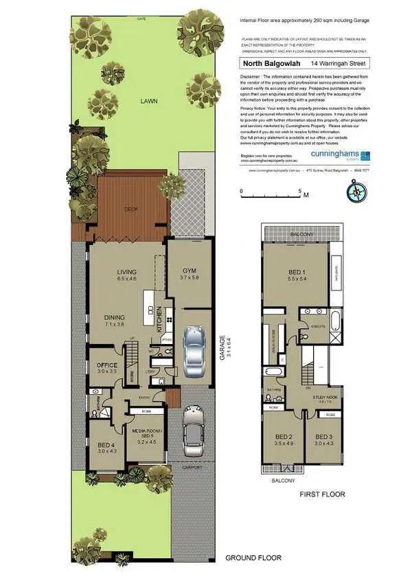 Floorplan of Homely house listing, 14 Warringah Street, North Balgowlah NSW 2093