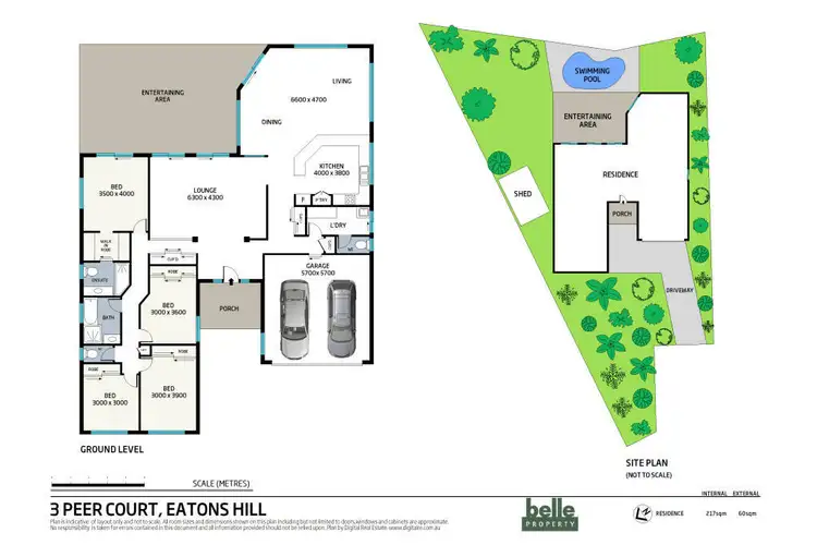 Floorplan of Homely house listing, 3 Peer Court, Eatons Hill QLD 4037