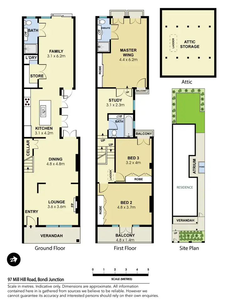 Floorplan of Homely house listing, 97 Mill Hill Road, Bondi Junction NSW 2022
