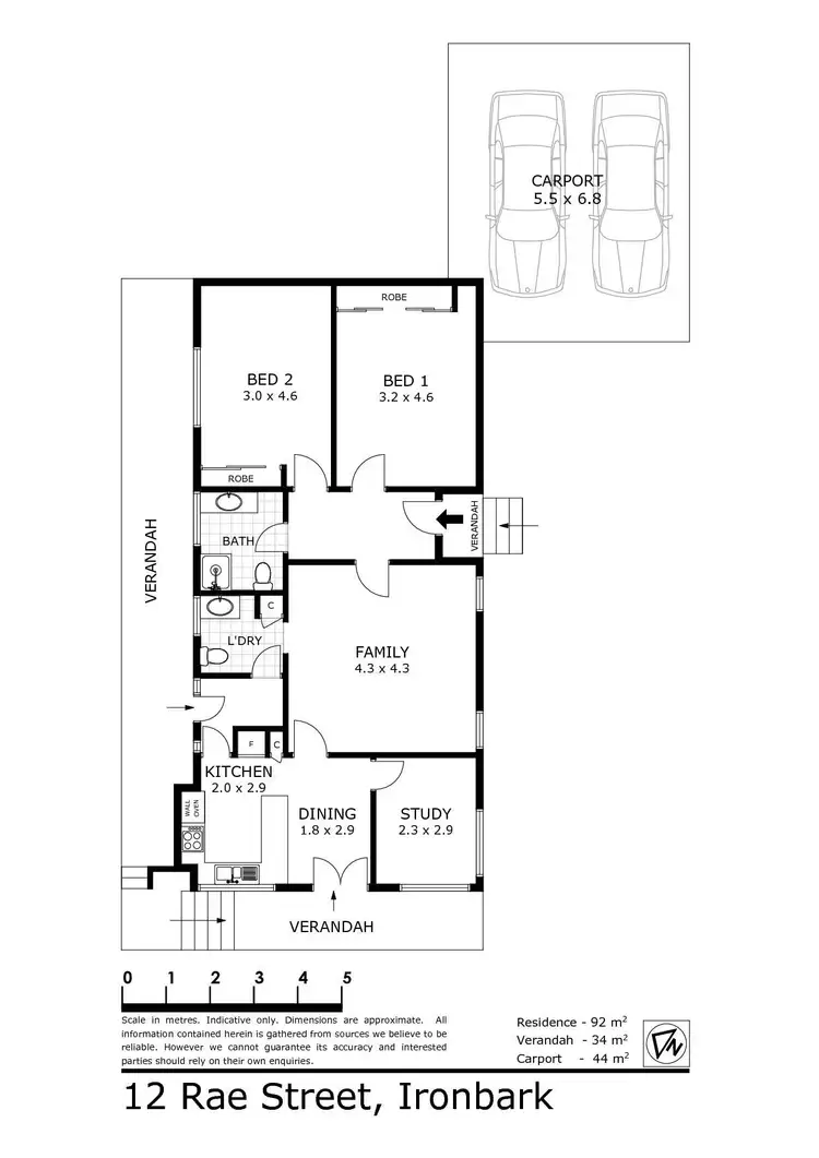 Floorplan of Homely house listing, 12 Rae Street, Ironbark VIC 3550